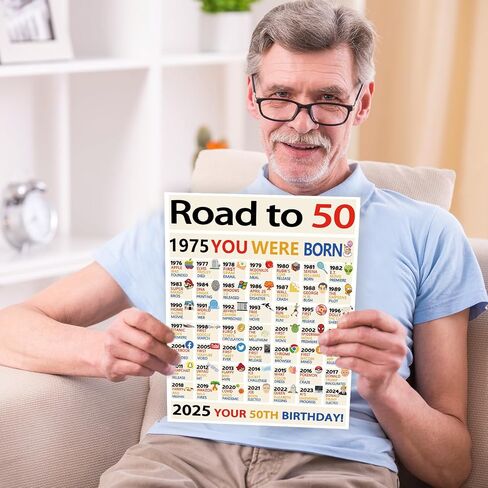 OJsensai Happy 70th Birthday Gifts for Women Ladies, Jumbo 70 Years Old Birthday Card for Men Male, Funny Seventy Bday Gifts Decorations for Grandpa Grandma in Kuwait