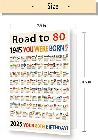 OJsensai Happy 70th Birthday Gifts for Women Ladies, Jumbo 70 Years Old Birthday Card for Men Male, Funny Seventy Bday Gifts Decorations for Grandpa Grandma in Kuwait