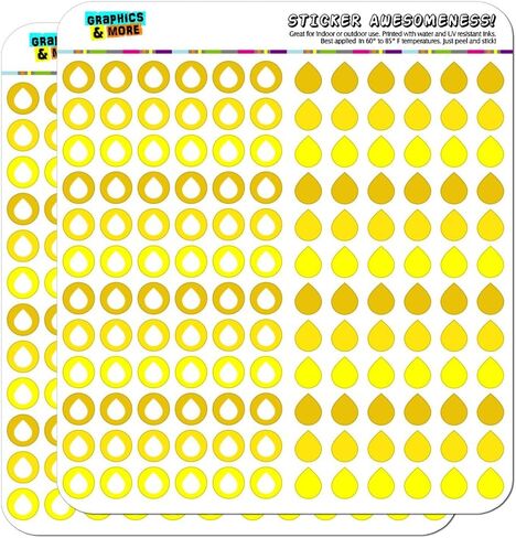 Water Droplet Dots Planner Calendar Scrapbooking Crafting Stickers - Blue - Opaque in Saudi Arabia