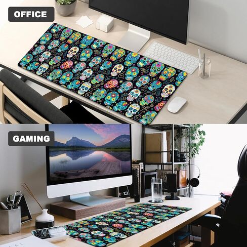 Purple Lightning Dragon Gaming Mouse Pad ، 12 × 31.5 في حصيرة مكتب حيوان بارد من المطاط غير المنزلق ، موسباد كبير للمكاتب ، كمبيوتر محمول ، منصات الفئران المرح ، ديكور عاشق عاشق Desk. in Kuwait