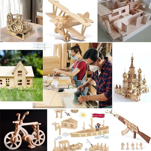 Unfinished Wood Pieces,6 Pack Basswood Sheets18 x12 x 1/16,Basswood Plywood Wood Sheets for Crafts,Perfect for Painting,Drawing,Laser,Engraving,Burning and CNC Cutting (12x18x1/16) in Saudi Arabia