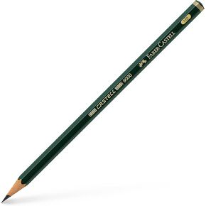Faber-Castell CASTELL 9000 - wooden pencils (HB, Black, Triangular)