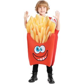 Seasons Halloween Costume Children French Fries Costume for Kids 4-8Y