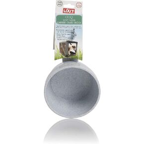 Lixit Side Sided Crate Kennal Removable Dog Bowls (20oz, Granite)