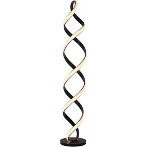 Artiva USA LED806118DB Infinito II 68W Unique Modern LED Floor Lamp with Remote Dimming, 61", Matt Black
