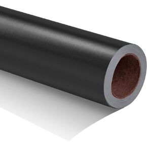 WRAPAHOLIC Matte Metal Wrapping Paper - Gold - 17in x 32.8ft Roll, 46 Sq. Ft