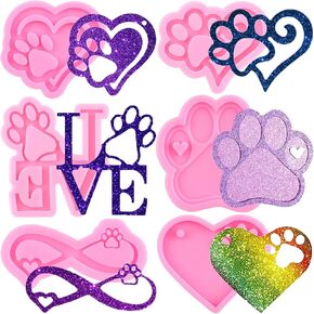 Paw Print Molds Love Ribbon Silicone Mould Bear Paw Mouldant Morn
