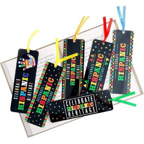 Hispanic Heritage Bookmarks - Teacher School Supplies, Rewards and Handouts - 24 Pieces