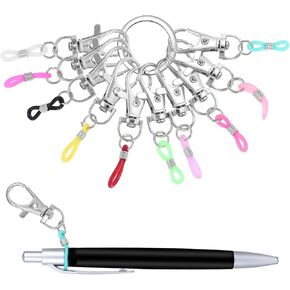 10 PCS PEN حامل لـ Lanyard ، حامل القلم لبكرة شارة مع قفل جراد البحر ، مقطع حامل القلم الحبل لمستلزمات الممرضات ، إكسسوارات بكرة الشارة