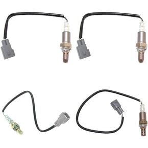 TRQ 4pc O2 02 Oxygen Sensor Set Upstream & Downstream Kit for Toyota