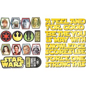 Eureka Teacher Supplies Star Wars Classroom Bulletin Board Set, 32 pcs