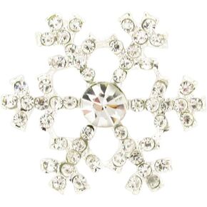 10 x Beautiful Snowflake Diamante Embellishments Crystal Rhinestones Ideal for Christmas Decoration Cards & Winters Weddings