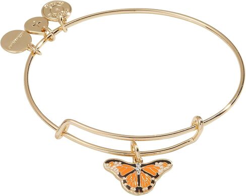 Alex and Ani AA743423SS,Butterfly and Crystal Flex Cuff,Shiny Silver,Blue, Bracelets in Saudi Arabia