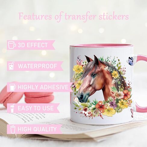 UV DTF Cup Wrap - 13 ورقة حرف UV DTF CUP لفات ل 16 OZ Alphabet UVDTF CUP FLOWN UV DTF شارات مقاومة للماء UV DTF لفات كوب زجاجية خشبية in Kuwait