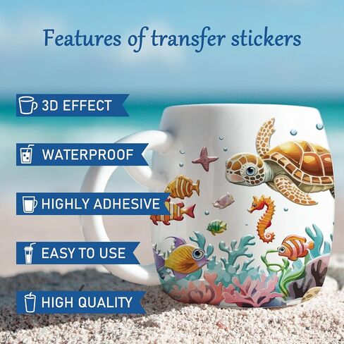 UV DTF Cup Wrap - 13 ورقة حرف UV DTF CUP لفات ل 16 OZ Alphabet UVDTF CUP FLOWN UV DTF شارات مقاومة للماء UV DTF لفات كوب زجاجية خشبية in Kuwait