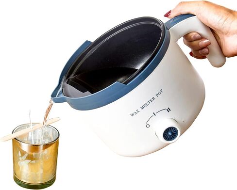 Candle Melting Pot, Electric Wax Melter for Candle Making with Pouring Spout, Non-Stick Small Candle Making Pouring Pot in Kuwait