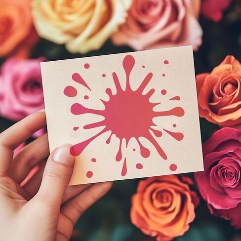 Mayjoydiy 9 Styles Stryles Stencils 5.9x5.9inch وصمة عار قابلة لإعادة الاستخدام والستنسل الرش لقوالب الطلاء الفنية على الجدران الحرف مع فرشاة الطلاء لزخرفة الأثاث in Saudi Arabia