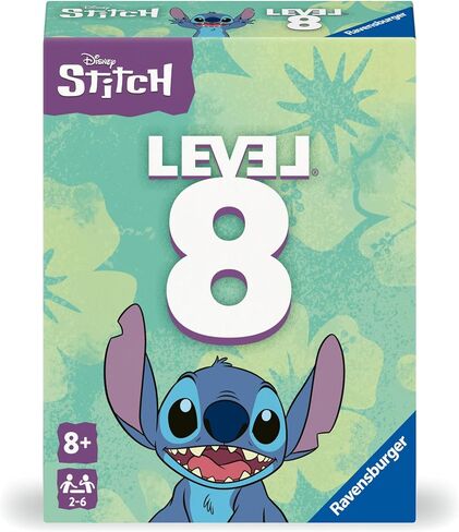 Ravensburger Disney® Stitch Level 8® - Popular Family Card Game for 2-6 Players and Disney Fans Aged 8 and Over in Saudi Arabia