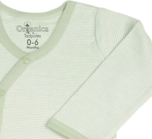 Tadpoles Organic Cotton Pin-Stripe Kimono-Style Bodysuit in Saudi Arabia