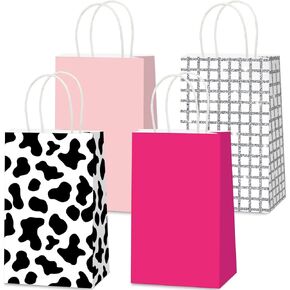 Chunnin 24pcs Western Cowgirl Party Paper Bags Party Party Form
