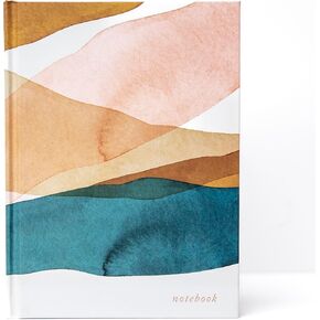 DUNCAN & STONE PAPER CO. Blank Journal Notebook (120 Pages) - Linen Bound Hardcover Journal for Writing Notes & More - Flat Lay Diary Journal – Giftable Lined Journal Notebook