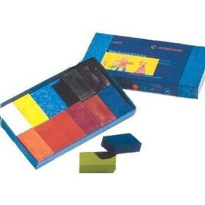 STOCKMAR 204884258 Waterproof Beeswax Blocks in Tin, 8 Blocks