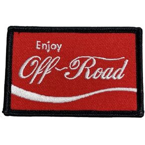 Enjoy Off Road, 1 Pcs Funny Embroidered Patches, Tactical Military Morale Patch with Hook Fastener Backing, Cute Applique Accessories for Backpacks, Vests, Jackets, Jeans, Hats, Jeeps, 4x4, Tacoma