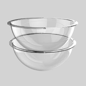2pcs Space Clear Capsule Transparent Nest Replacement Cat Space Furniture Dome Cover Small Pets Bed Acrylic Nest Capsule Bowl Window Perch Cat Tree Cat Tower Accessories (11.8inch/30cm)