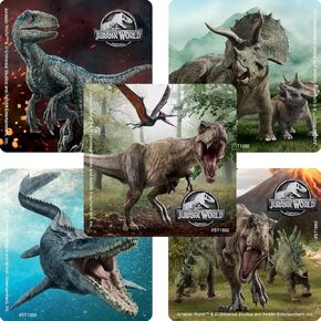 SmileMakers Jurassic World Stickers - Prizes and Giveaways - 100 per Pack