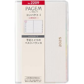 NOLTY PAGEM Compact-i Left Weekly Planner 2025, Japanese Edition, Mint