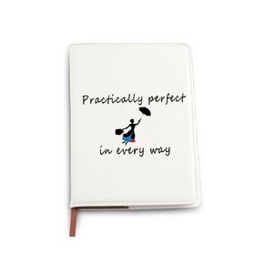 Mary Poppins Quote Notebook مثالية من الناحية العملية بكل طريقة هدايا مستوحاة من دفاتر الأفلام لعشاق ماري (مثالي عملياً في دفتر ملاحظات)