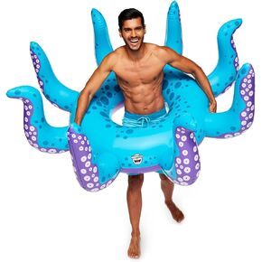 BigMouth Inc. Giant Octopus Tentacles Pool Float, 5 Feet Wide, Inflatable Floatie Tube, Blow-up Swim Ring, Outdoor Summer Pool Party Water Toy