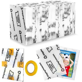 Upgrade 120 Pack Trading Card Shipping Protector 3.5'' x 4.5'' Sports Card Shipping Supplies,Strong Plastic Inserts Graded Card Precut Sleeves for Mailing, MTG Cards Packaging