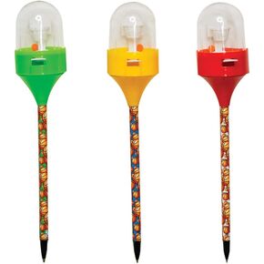 GEDDES Shooting Hoops Fidget Pens for Kids (12 Pack) - Basketball Design Novelty Pens on Each Barrel - Black Ink Colorful Pens