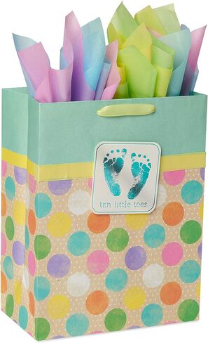 American Greetings Jumbo Plastic Gift Bag for Baby Shower, Baby Blocks (1 Bag, 6 ft. x 3.33 ft.) in Saudi Arabia