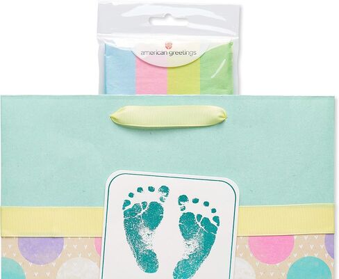 American Greetings Jumbo Plastic Gift Bag for Baby Shower, Baby Blocks (1 Bag, 6 ft. x 3.33 ft.) in Saudi Arabia