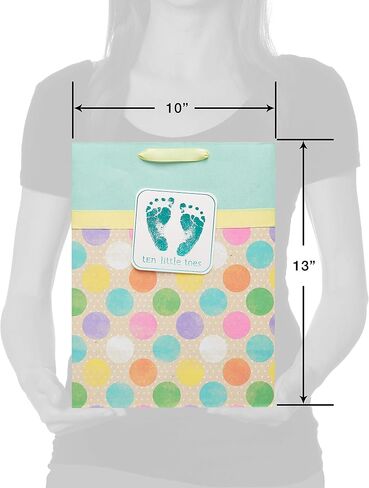American Greetings Jumbo Plastic Gift Bag for Baby Shower, Baby Blocks (1 Bag, 6 ft. x 3.33 ft.) in Saudi Arabia