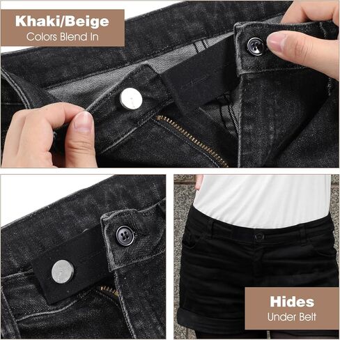 موسع زر 6Pack للجينز ، موسعات الخصر المرنة للنساء للنساء ، in Kuwait