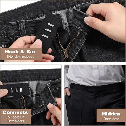 موسع زر 6Pack للجينز ، موسعات الخصر المرنة للنساء للنساء ، in Kuwait