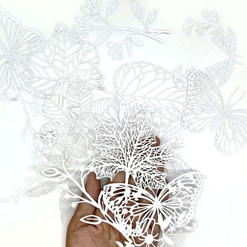20Pcs Vintage Scrapbook Paper Lace Cutouts for Scrapbooking Journaling Supplies Decorative Retro Cutout Butterfly Paper Frame for Junk Journals DIY Art Craft Album Planners Embellishments Card Making in Saudi Arabia