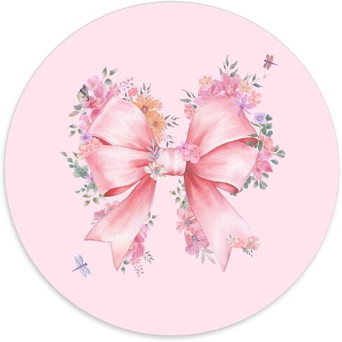 Pink Mouse Pad, Girly Mouse Pad Gifts for Women, Mousepad for Laptop Wireless Mouse Aesthetic Pretty Office Accessories Small Computer Mouse Pads for Desk Mini Mouse Pad 8.7x8.7 Inches in Kuwait