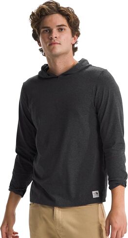 بلوفر بغطاء للرأس من الصوف للأولاد من THE NORTH FACE، TNF رمادي فاتح منقط/خشخاش مشع، مقاس كبير in Saudi Arabia