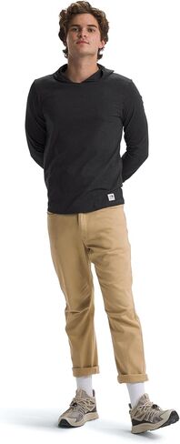 بلوفر بغطاء للرأس من الصوف للأولاد من THE NORTH FACE، TNF رمادي فاتح منقط/خشخاش مشع، مقاس كبير in Saudi Arabia