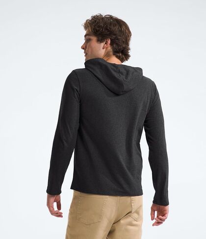 بلوفر بغطاء للرأس من الصوف للأولاد من THE NORTH FACE، TNF رمادي فاتح منقط/خشخاش مشع، مقاس كبير in Saudi Arabia