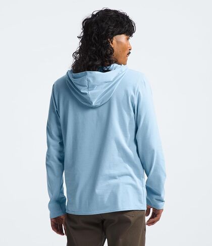 بلوفر بغطاء للرأس من الصوف للأولاد من THE NORTH FACE، TNF رمادي فاتح منقط/خشخاش مشع، مقاس كبير in Saudi Arabia
