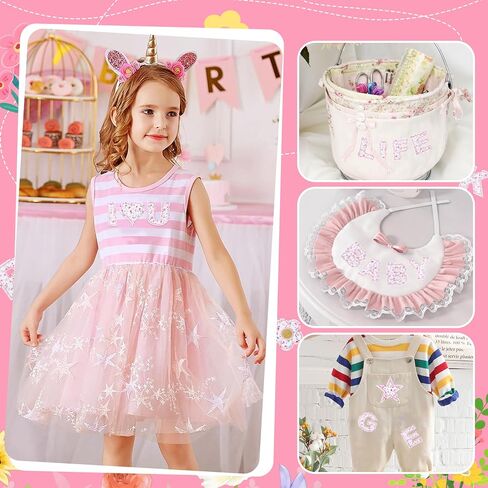 Letter Patches Self-Adhesive for Kids Clothing: Kingsow Blue 60Pcs Flowers Butterfly Letters Patch Stickers A-Z Alphabet Applique - Cute Fabric Letters Patches Stick on Jackets Hats Bags DIY Crafts in Saudi Arabia