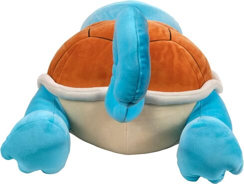 Pokemon 18-inch Plush Sleeping Squirtle - Cuddly Pokémon - Must Have for Pokémon Fans - Plush for Traveling, Car Rides, Nap Time, and Play Time in Saudi Arabia