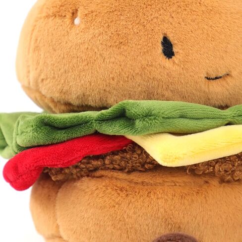 Recur Hamburger محشوة لعبة ، طعام ناعم ، أفخم ، أفخم لطيف 8 بوصات in Kuwait