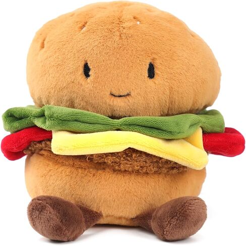 Recur Hamburger محشوة لعبة ، طعام ناعم ، أفخم ، أفخم لطيف 8 بوصات in Kuwait