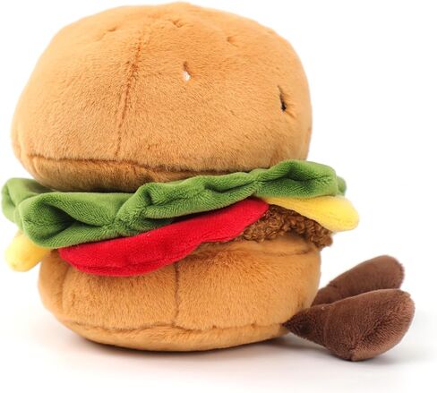 Recur Hamburger محشوة لعبة ، طعام ناعم ، أفخم ، أفخم لطيف 8 بوصات in Kuwait